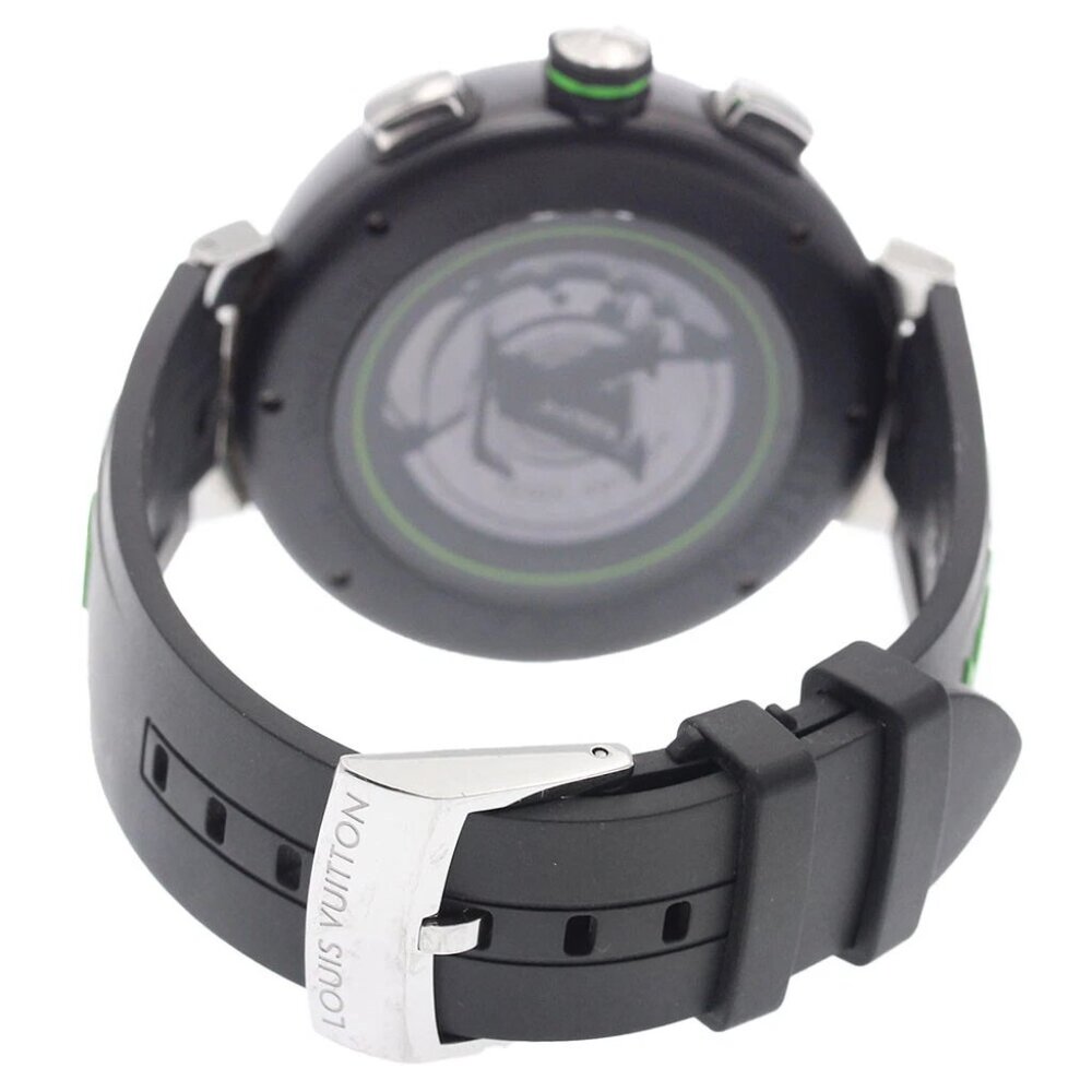 LOUIS VUITTON Tambour Damier Graphite Lace QA130 Automatic Men's Watch_879163 - Picture 2 of 6